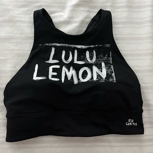 Ed Curtis Energy Highneck Longline Sports bra